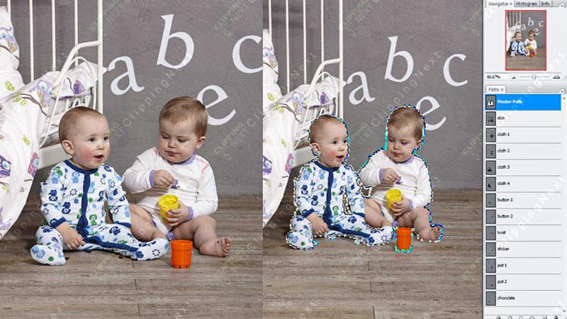 Multiple Clipping Paths